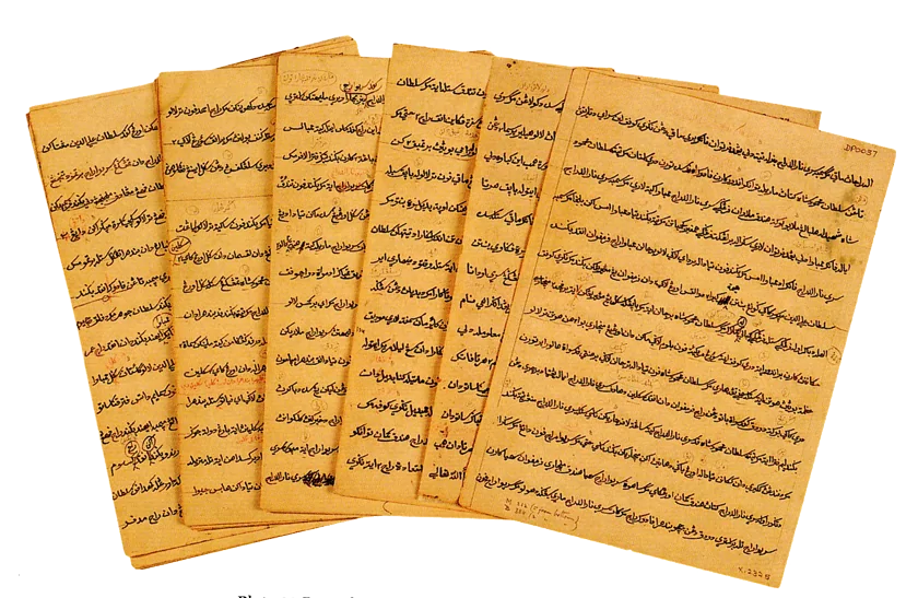 Open folios from the current manuscript project